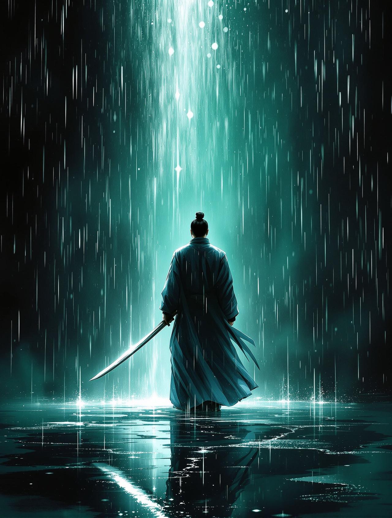 AI理论《江湖夜雨十年灯》海报